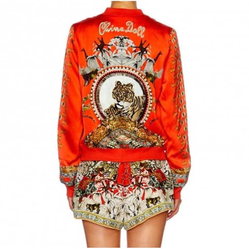 Camilla Hangzhou Hollywood China Doll‎ Bomber Jacket Size Small